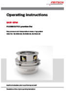 Operating manual EASY GTM - Gas pressure and temperature measuring system for Planetary Mill PULVERISETTE 5 premium line