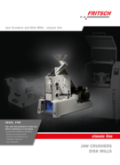Product leaflet Jaw Crushers and Disk Mills classic line