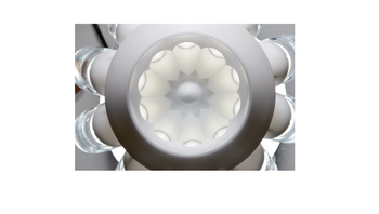 Dividing head made of POM plastic Dividing head made of POM plastic