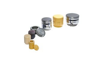 agate with steel casing, lid and seal ring <i>classic line</i>