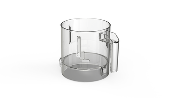 grinding vessel made of autoclavable, transparent and scratch-resistant plastic PC