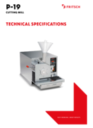 Product leaflet Cutting Mill P-19 Product leaflet Cutting Mill P-19