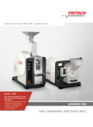 Product leaflet Jaw Crusher and Disk Mill premium line